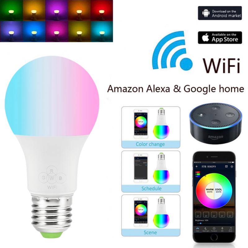  Ʈ  4.5W RGB    LED    Ʈ ũ ߰  ȣȯ Alexa Google Home, WiFi Ʈ  Ʈ ũ ߰ 